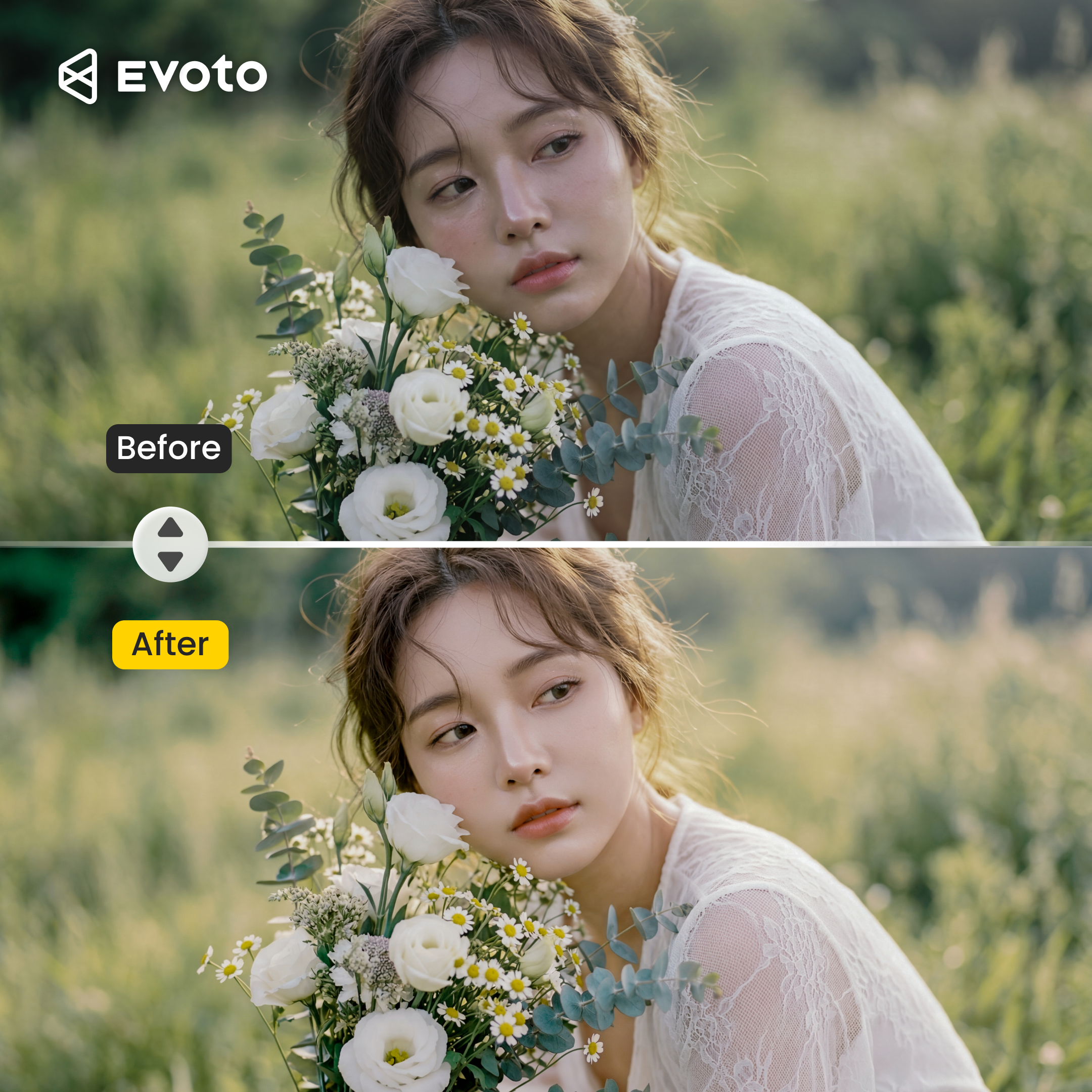 Fresh Landscape 프리셋 Before/After