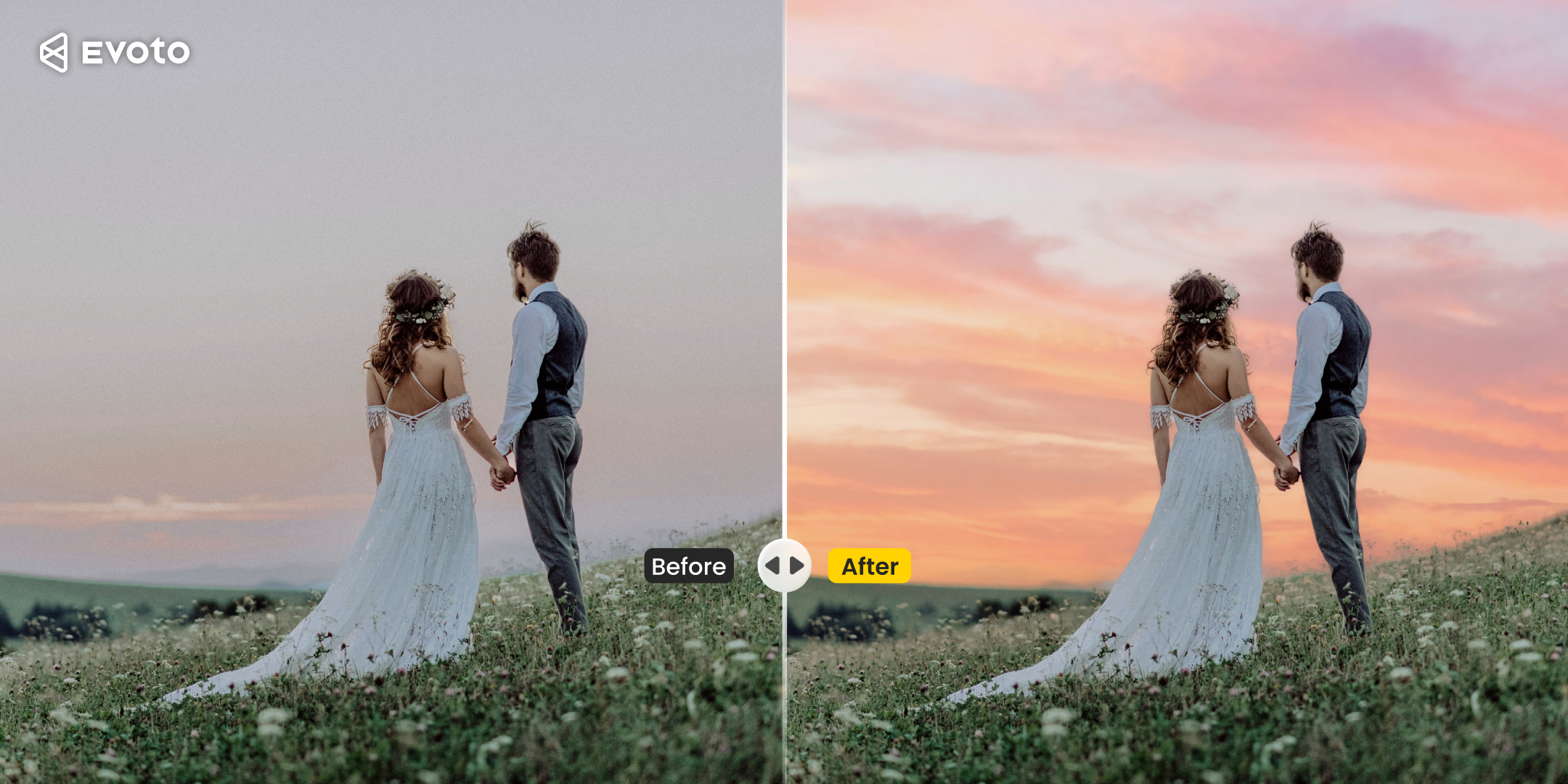 봄 하늘 합성 에셋